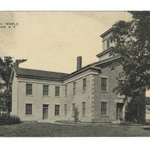 Warsaw Masonic Temple Postcard
