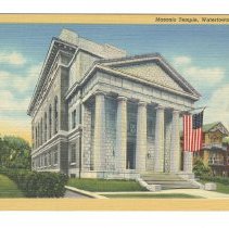 Watertown Masonic Temple Postcard