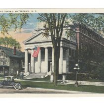Watertown Masonic Temple Postcard