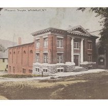 Whitehall Masonic Temple Postcard