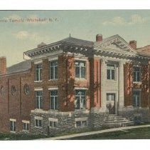 Whitehall Masonic Temple Postcard