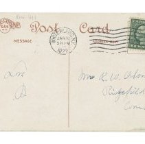 White Plains Masonic Temple Postcard