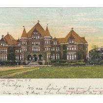 Utica Masonic Home Postcard