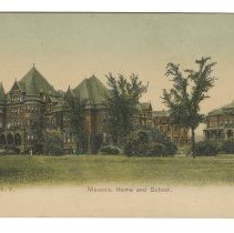 Utica Masonic Home Postcard