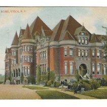 Utica Masonic Home Postcard