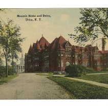 Utica Masonic Home Postcard