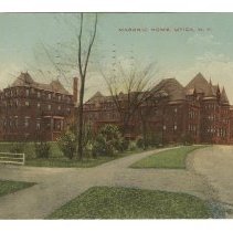 Utica Masonic Home Postcard