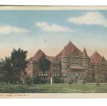 Utica Masonic Home Postcard