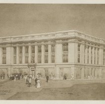 Architectural rendering of Colón Masonic Temple