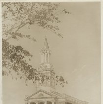 Daniel D. Tompkins Memorial Chapel Architectural rendering