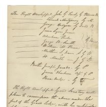 Letter signed by Daniel D. Tompkins