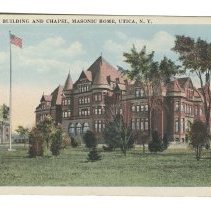 Utica Masonic Home Postcard