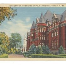 Utica Masonic Home Postcard