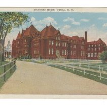 Utica Masonic Home Postcard
