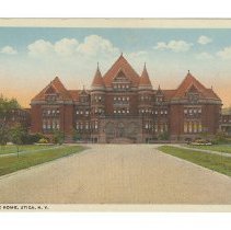 Utica Masonic Home Postcard