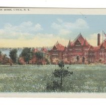 Utica Masonic Home Postcard