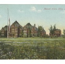 Utica Masonic Home Postcard