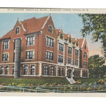 Masonic Home Knights Templar Building Postcard