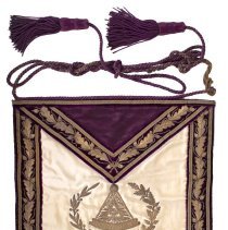 William A. Sutherland's Grand Master Apron