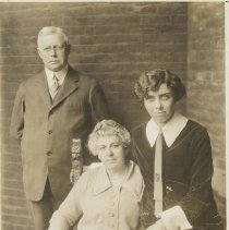 Willaim J. Wiley with his wife and daughter