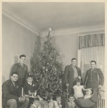 "Wounded Veterans from Rhoads General Hospital Bring Gifts to Children at Masonic Home."