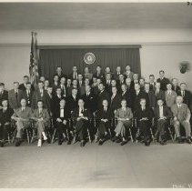 The District Deputy Grand Masters of 1939 visiting Utica