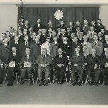 The District Deputy Grand Masters of 1940 visiting Utica