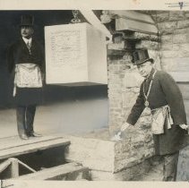The Laying the Cornerstone of the New Buffalo Consistory Building