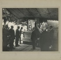 The Laying Cornerstone of the Boys' Building at Masonic Home
