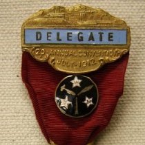 Miners Union delegate badge