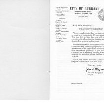 City of Burbank Welcomes New Residents