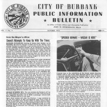 City of Burbank Public Information Bulletin October 1973