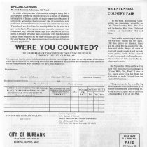 City of Burbank Public Information Bulletin August 1976