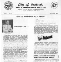 City of Burbank Public Information Bulletin October 1976