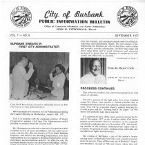 City of Burbank Public Information Bulletin September 1977