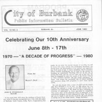 City of Burbank Public Informaiton Bulletin June 1980