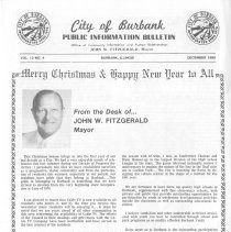 City of Burbank Public Information Bulletin December 1980