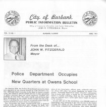 City of Burbank Public Information Bulletin April 1981