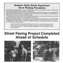 City of Burbank Public Information Bulletin October 1991