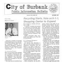 City of Burbank Public Information Bulletin October 1991