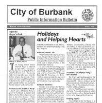 City of Burbank Public Information Bulletin Winter 1996