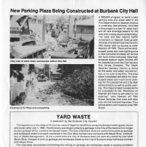 City of Burbank Public Information Bulletin August 1, 1990.