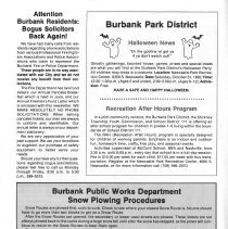 City of Burbank Public Information Bulletin October 1992