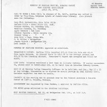 Meeting Minutes, April 22, 1976