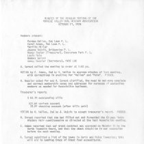Meeting Minutes, October 19, 1978