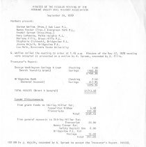 Meeting Minutes, September 20, 1979