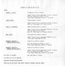 Summary of 1978-79 Activities