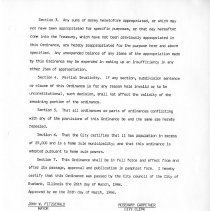 City of Burbank Appropriation Ordinance 1986