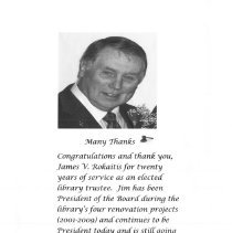 Acknowledgment James Rokaitis