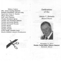 Dedication of the James V. Rokaitis Board Room